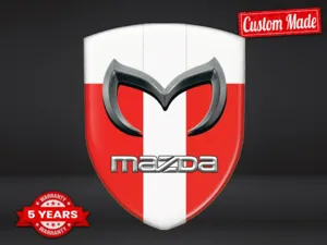 Mazda Parachoques Impresión Alta Gama Profesional Minimalista